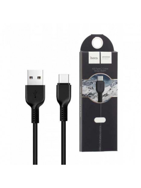 Cable cargador  USB a Tipo-C 3A carga rapida 1 Metro Hoco X20