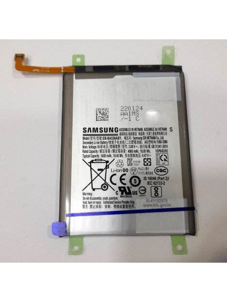 Bateria EB-BA536ABY para Samsung Galaxy A33 5G GH82-28146A Service Pack Preium