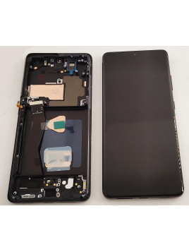 Pantalla oled para Samsung Galaxy S21 Ultra 5G SM-G998F mas tactil negro mas marco negro compatible