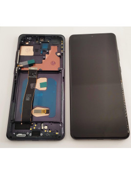 Pantalla oled para Samsung Galaxy S20 Ultra SM-G988 G988 mas tactil negro mas marco negro compatible