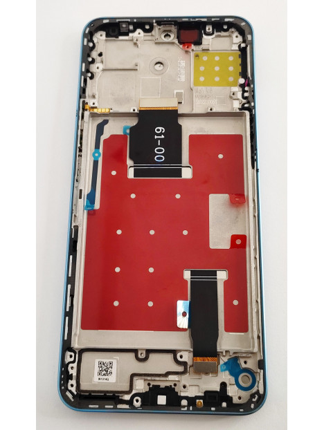 Pantalla lcd para Huawei Honor X8A mas tactil negro mas marco azul compatible