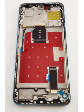 Pantalla lcd para Huawei Honor X8A mas tactil negro mas marco azul calidad premium