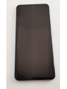 Pantalla lcd para Huawei Honor X8A mas tactil negro mas marco azul calidad premium