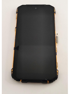 Pantalla lcd para Doogee S96 GT mas tactil negro mas marco naranja calidad premium