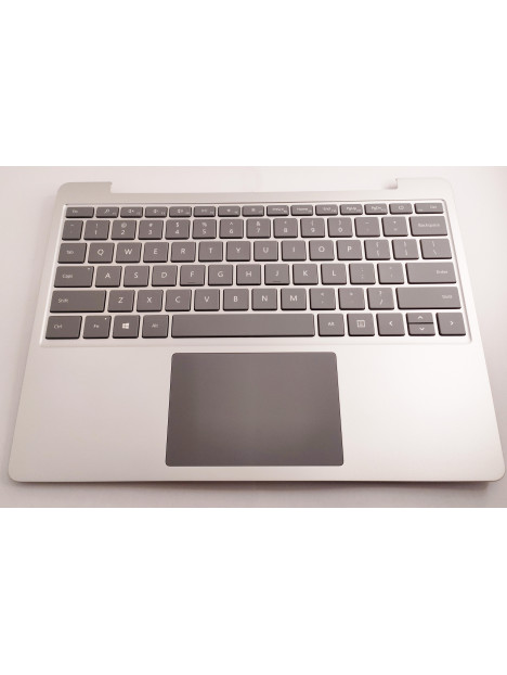 Carcasa mas teclado plata para Microsoft Surface Laptop Go calidad premium