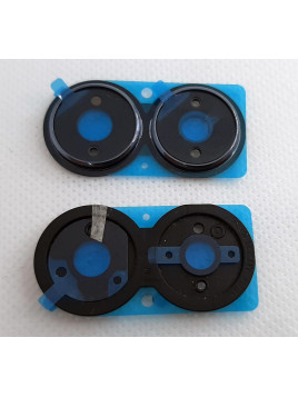 Set 2 cubierta camara azul para Vivo Y35 2022 calidad premium