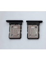 Soporte o bandeja dual sim negra para Realme GT Neo 3 80W 150W RMX3562 calidad premium