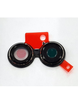 Set 2 cubierta camara dorada para Oppo A96 5G calidad premium