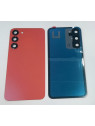 Tapa trasera o tapa bateria roja para Samsung Galaxy S23 Plus SM-S916 mas cubierta camara