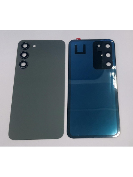 Tapa trasera o tapa bateria verde para Samsung Galaxy S23 Plus SM-S916 mas cubierta camara
