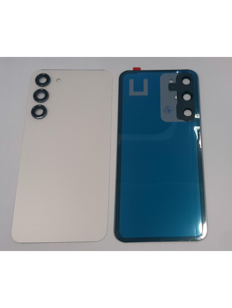 Tapa trasera o tapa bateria blanca para Samsung Galaxy S23 Plus SM-S916 mas cubierta camara