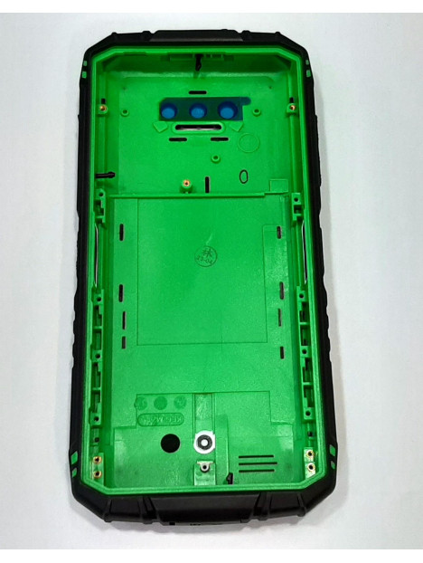 Carcasa trasera o tapa trasera verde negro para Doogee S41 S41 Pro