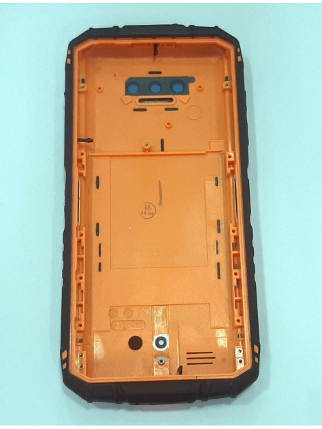 Carcasa trasera o tapa trasera negra naranja para Doogee S41 S41 Pro