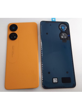 Tapa trasera o tapa bateria naranja para Oppo Reno 8T 4G  mas cubierta camara