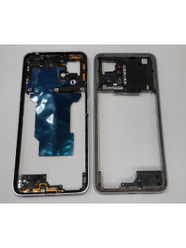 Carcasa o marco trasero plata para Xiaomi Redmi Note 11T 5G calidad premium