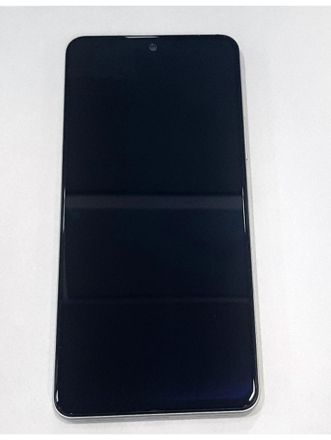 Pantalla Oled mas tactil negro para Xiaomi Poco F4 mas marco plata calidad hehui