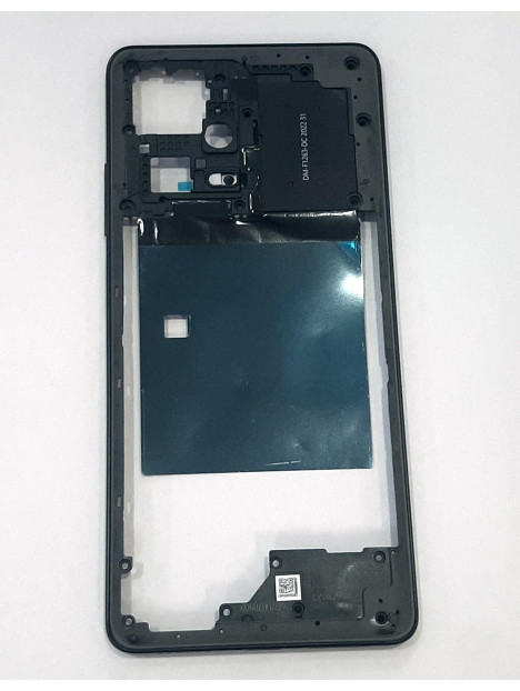 Carcasa o marco central negro para Xiaomi Redmi Note 12 Pro Plus calidad premium