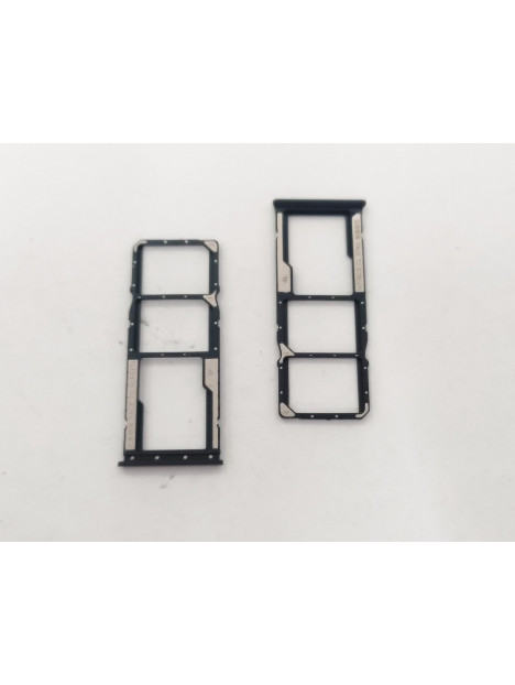 Soporte o bandeja sim negra para Xiaomi Redmi 12C dual sim calidad premium