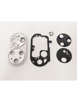 Cubierta camara plata para Huawei P50 Pro mas cristal camara calidad premium