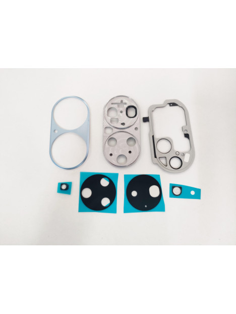 Cubierta camara azul para Huawei P50 Pro mas cristal camara calidad premium