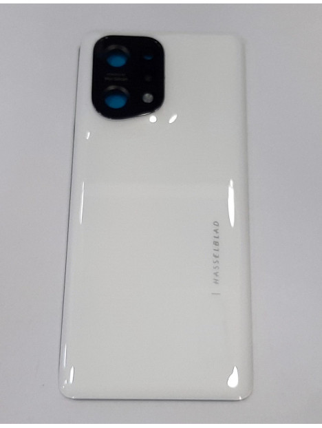 Tapa trasera o tapa bateria blanca para Oppo Find X5 PFFM10 CPH2307 mas cubierta camara