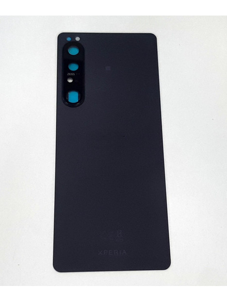 Tapa trasera o tapa bateria purpura para Sony Xperia 1 IV mas cubierta camara