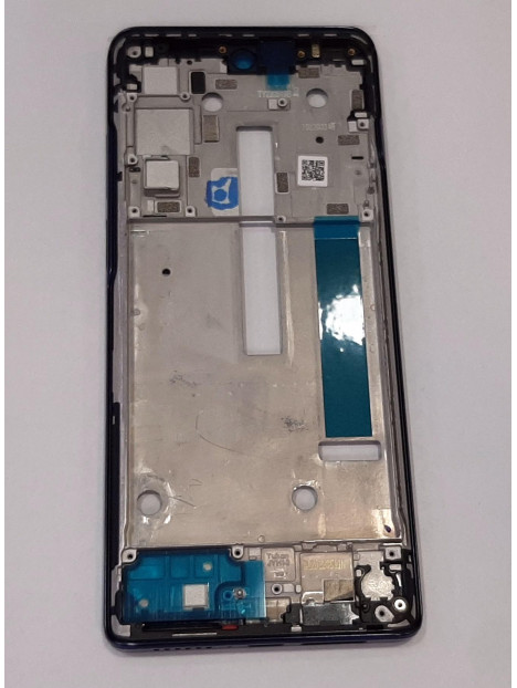 Carcasa central o marco azul para Motorola Moto G200 5G XT2175 calidad premium