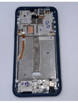 Carcasa central o marco azul para Nokia XR20 calidad premium