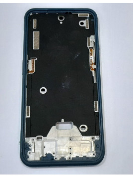 Carcasa central o marco azul para Nokia XR20 calidad premium