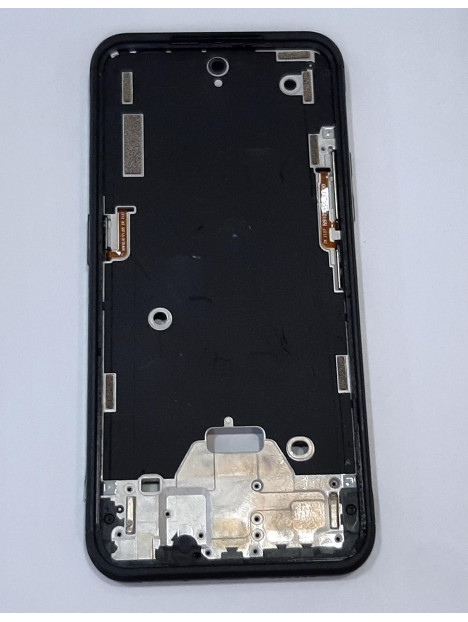 Carcasa central o marco negro para Nokia XR20 calidad premium