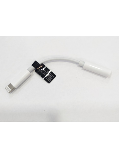 Adaptador HF audio iPhone Lightning 8 pin para Jack 3,5mm