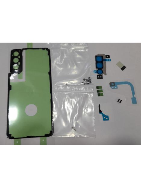 Set adhesivo precortado para Samsung Galaxy S21 Plus 5G SM-G996 GH82-24565A Service Pack