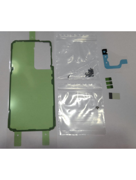 Set adhesivo precortado para Samsung Galaxy S21 5G SM-G991 GH82-24549A Service Pack