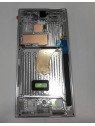 Carcasa central o marco lima azul sky para Samsung Galaxy S23 Ultra SM-S918 GH96-15833G Service Pack