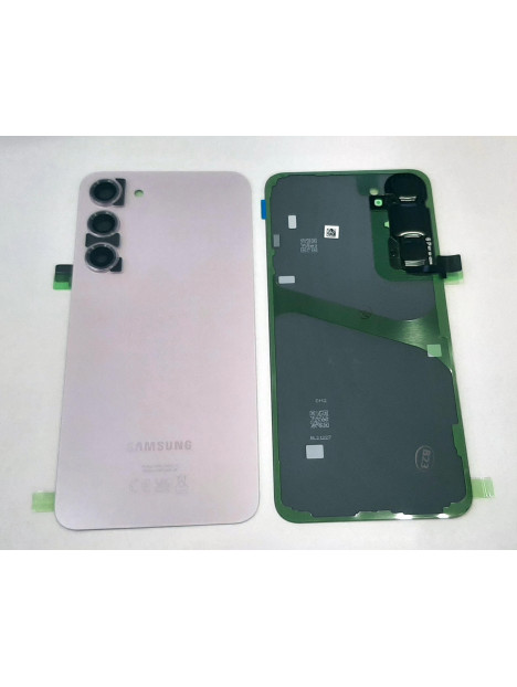 Tapa trasera o tapa bateria lavanda para Samsung Galaxy S23 Plus SM-S916 GH82-30388D mas cubierta camara Service Pa
