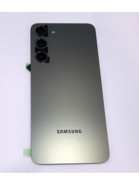 Tapa trasera o tapa bateria verde para Samsung Galaxy S23 Plus SM-S916 GH82-30388C mas cubierta camara Service Pack