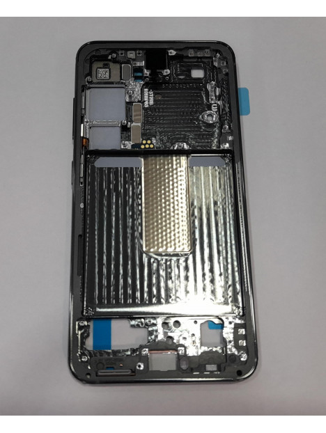 Carcasa central o marco verde para Samsung Galaxy S23 SM-911 GH96-15624C Service Pack