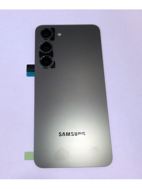 Tapa trasera o tapa bateria verde para Samsung Galaxy S23 SM-911 GH82-30393C mas cubierta camara Service Pack