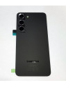 Tapa trasera o tapa bateria negra para Samsung Galaxy S23 SM-911 GH82-30393A mas cubierta camara Service Pack