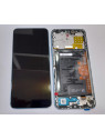 Pantalla lcd para Huawei Honor X8a 0235AEUJ mas tactil negro mas marco azul Service Pack