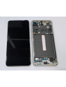 Pantalla lcd para Samsung Galaxy S21 FE SM-G990B GH82-26414C GH82-26420C mas tactil negro mas marco verde Service P