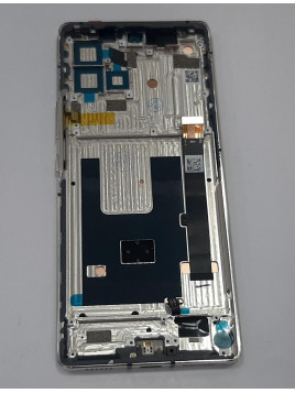 Pantalla lcd para ZTE Axon 30 Ultra mas tactil negro mas marco dorado calidad premium