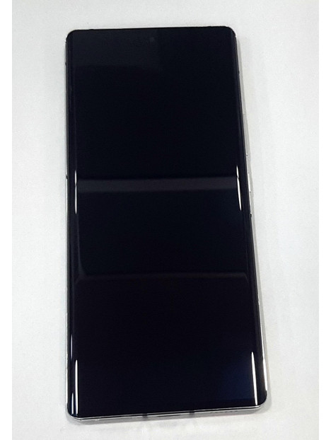 Pantalla lcd para ZTE Axon 30 Ultra mas tactil negro mas marco plata calidad premium