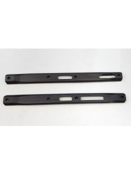 set 2 embellecedor lateral negro para Doogee V30 calidad premium