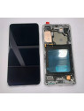Pantalla oled para Samsung Galaxy S21 5G SM-G991B SM-G991 G991B G991 mas tactil negro mas marco plata compatible