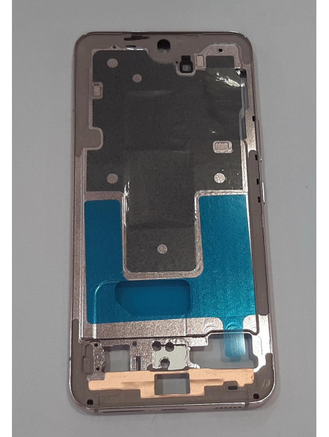 Carcasa central o marco rosa para Samsung Galaxy S22 SM-S901 calidad premium