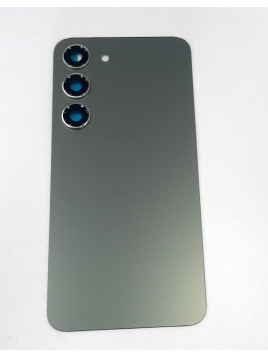 Tapa trasera o tapa bateria verde para Samsung Galaxy S23 SM-S911 mas cubierta camara