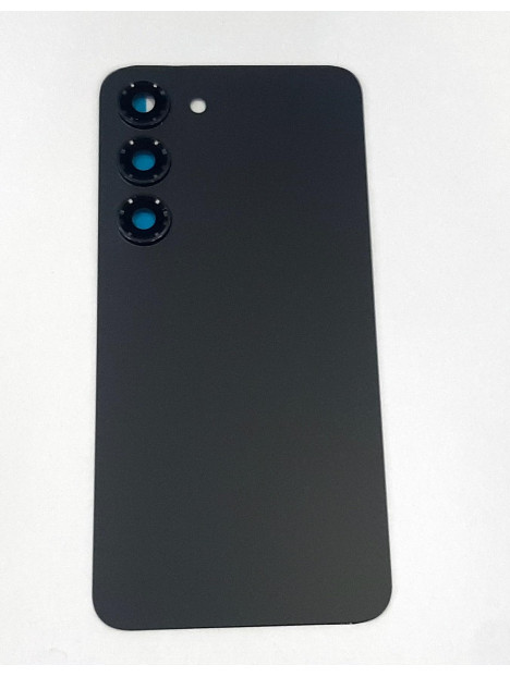 Tapa trasera o tapa bateria negra para Samsung Galaxy S23 SM-S911 mas cubierta camara