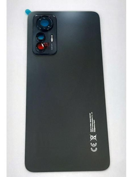 Tapa trasera o tapa bateria negra para Xiaomi Mi 12 Lite mas cubierta camara
