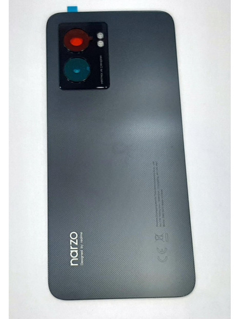 tapa trasera o tapa bateria azul para Realme Narzo 50 5G mas lente camara azul calidad premium